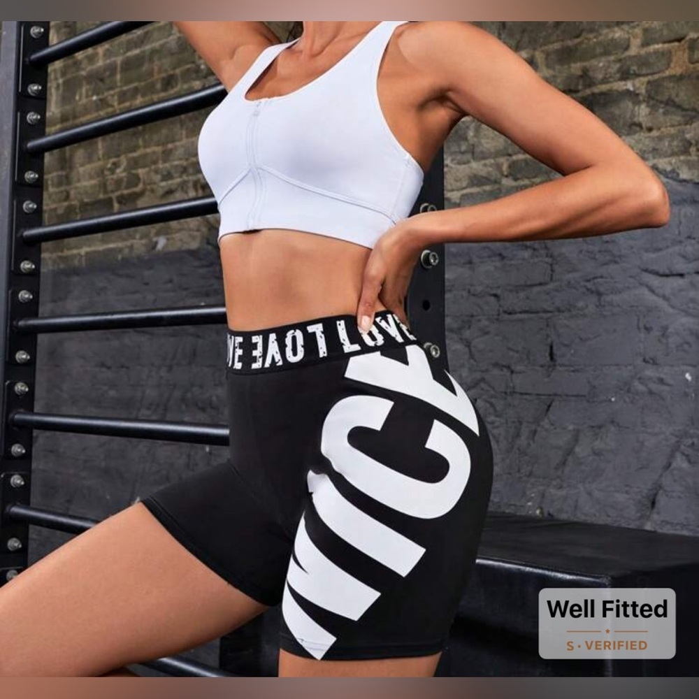 Black and White Women's Shorts